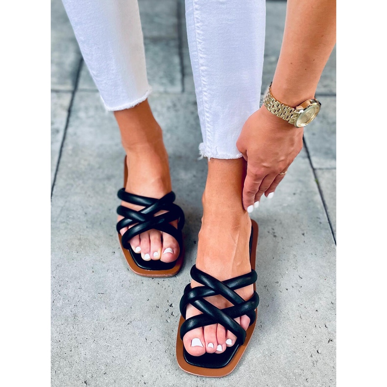 Zola Black damtofflor svart 2