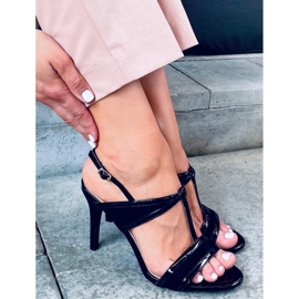 Penny Black sandaler med hög klack svart 2