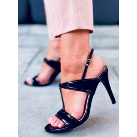 Penny Black sandaler med hög klack svart 1