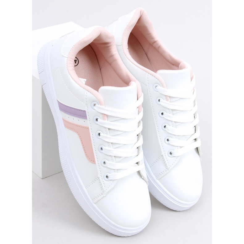 BM Avery Pink damsneakers vit violett rosa 1