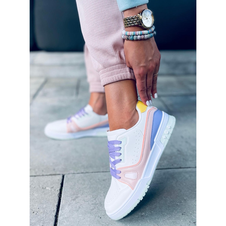 Evans Green damsneakers vit mångfärgad 1