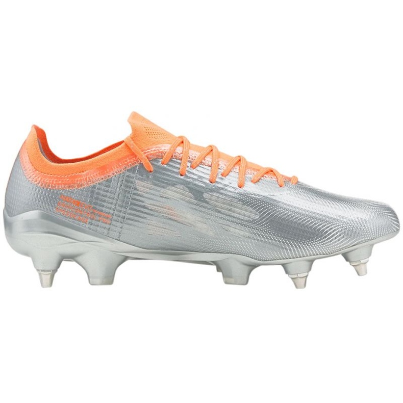Fotbollsskor Puma Ultra 1.4 MxSG M 106718 01 grå silver- 1