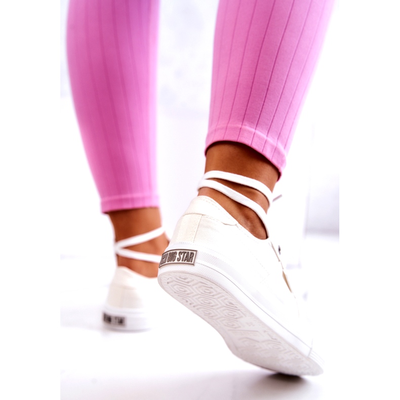 Sneakers för kvinnor Big Star JJ274095 Vita sneakers 3