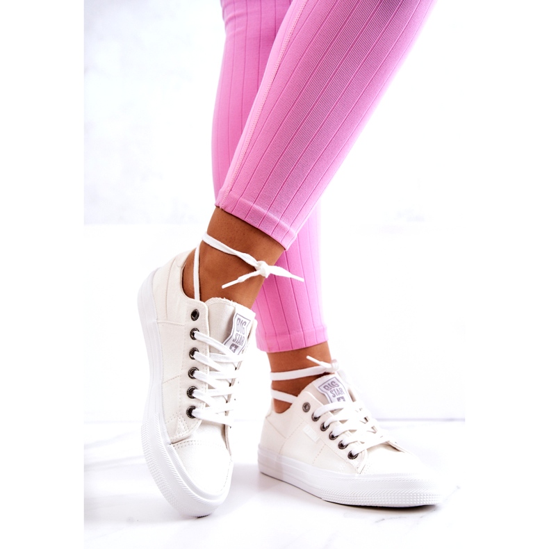 Sneakers för kvinnor Big Star JJ274095 Vita sneakers 1