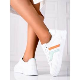 SHELOVET Trendiga sneakers vit 1