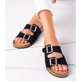 SHELOVET Bekväma damtofflor svart 1