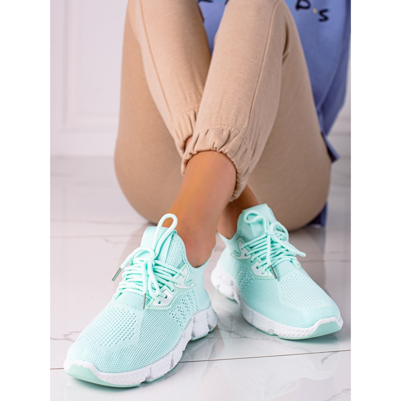 SHELOVET Lätta sportskor grön 1