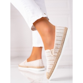 SHELOVET Slip-on espadrillor beige 1