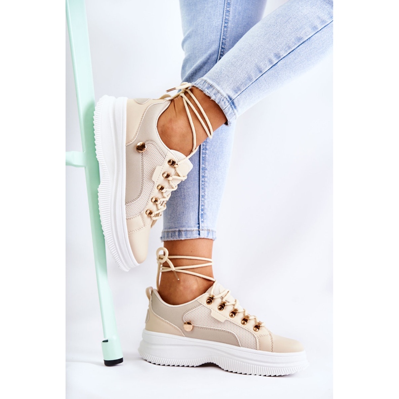 PG1 Sportskor för kvinnor Beige Salmira 1
