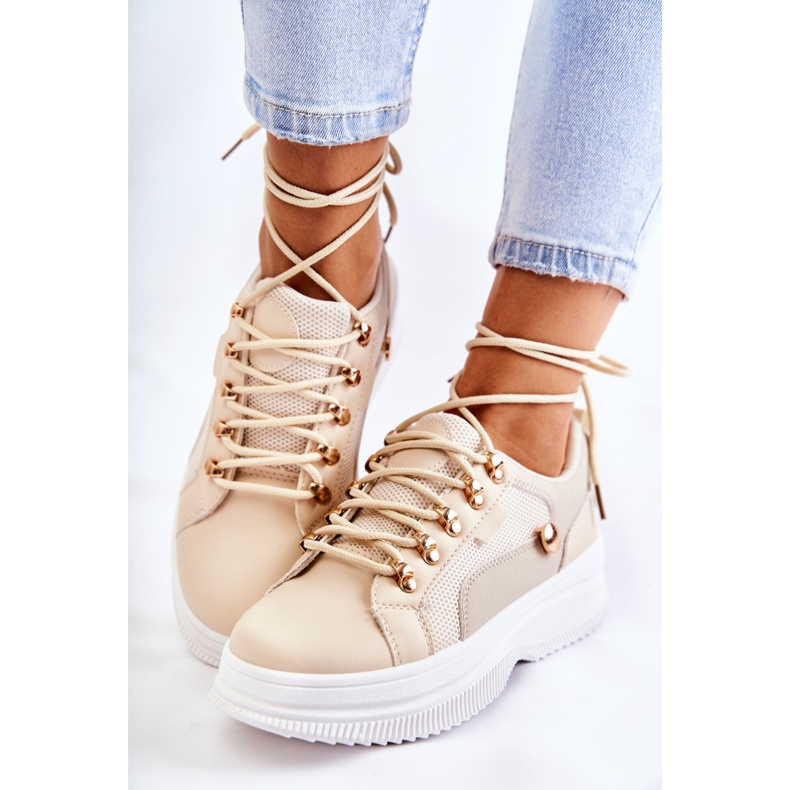 PG1 Sportskor för kvinnor Beige Salmira 2