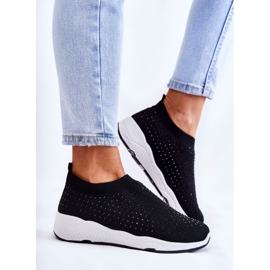 PG1 Sportskor för kvinnor med zirkoner Svart Calsey 2