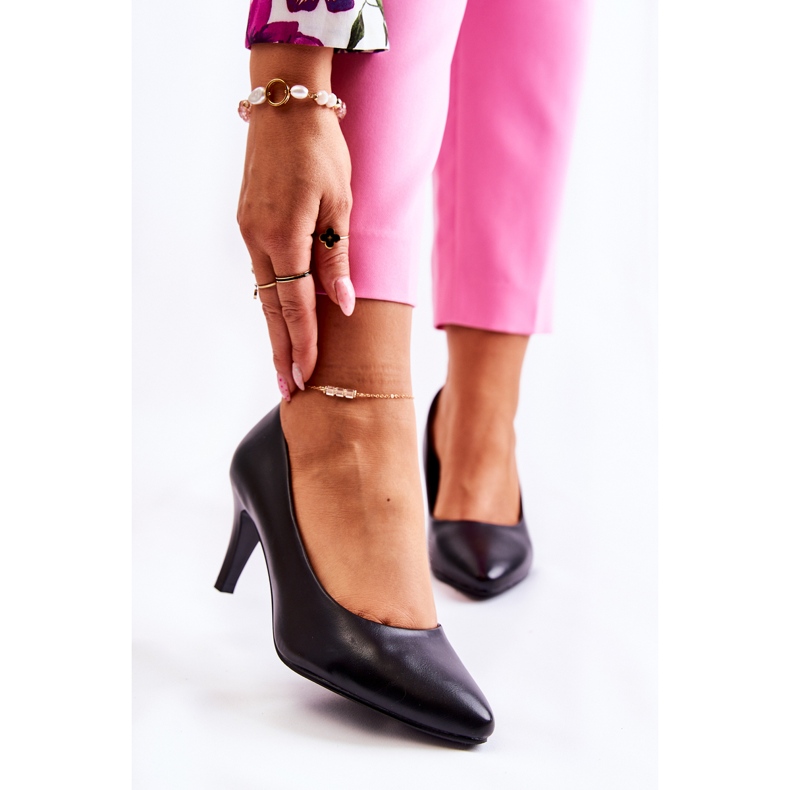 Sergio Leone Klassiska svarta Pumps för damer Semprella 1