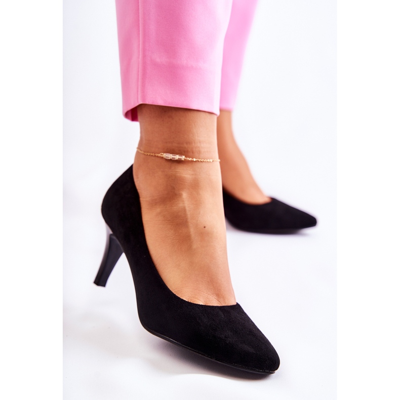 Sergio Leone Klassiska mockapumpar för kvinnor, svart Semprella 2