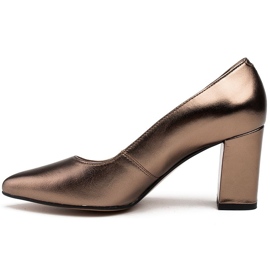 1066P Marco Shoes metallic brun 2