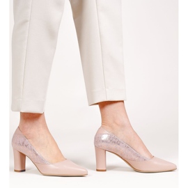 Marco Shoes Dampumps i en puderrosa färg 1