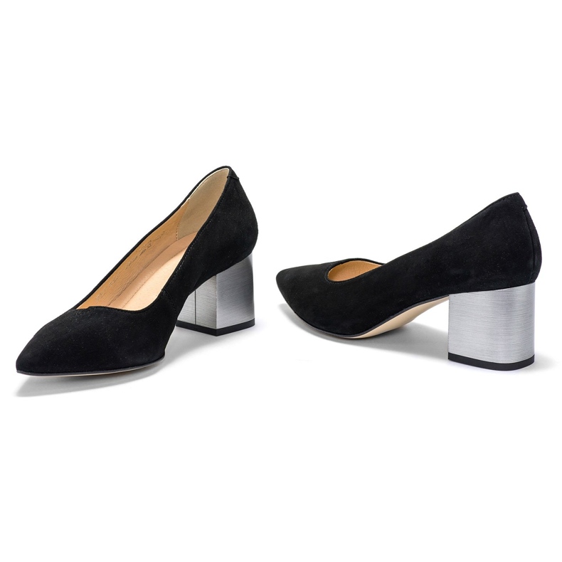 Marco Shoes Svarta 1038P mockaskor, stålklack 1