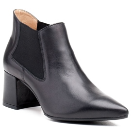 Marco Shoes Tunna och låga stövlar 1325B med gummi svart 1