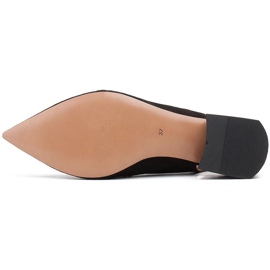 Marco Shoes Svarta sandaler i mocka med dekorativa strålar 1