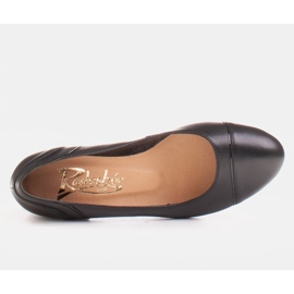 Radoskór Klassiska svarta dampumpar för en bredare fot 1