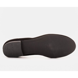 Marco Shoes Svarta ballerinor i mocka 1