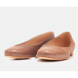 Marco Shoes Bruna ballerinor i mocka 1