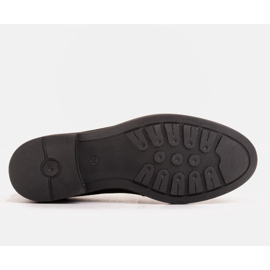 Marco Shoes Svarta loafers med velour med utsmyckningar 1