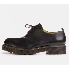 Marco Shoes Svarta damskor på en tjock transparent botten 1