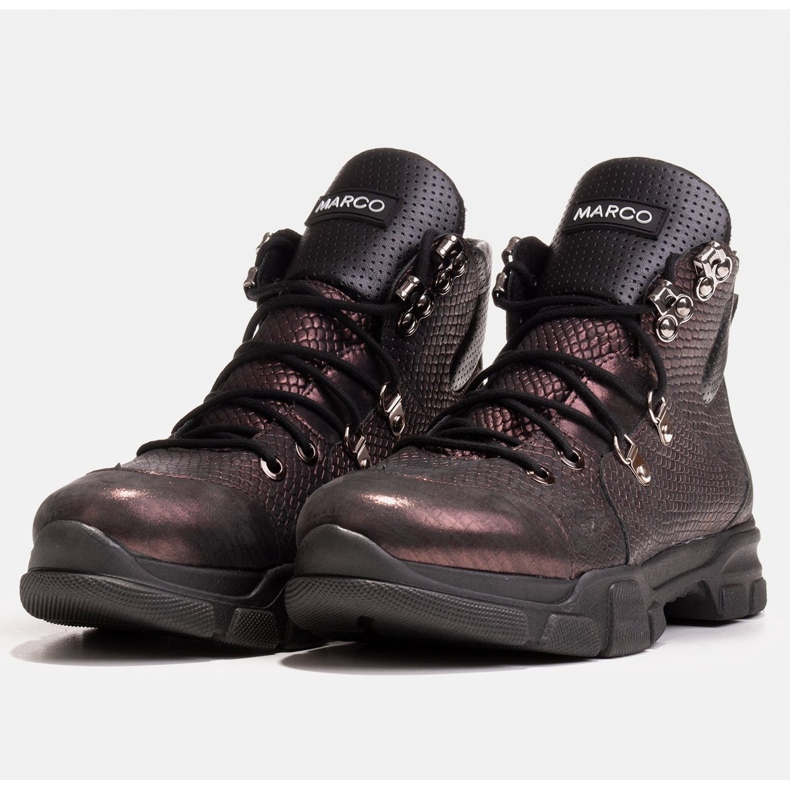 Marco Shoes Sports damskor med lätt höst-vinterisolering purpur 1
