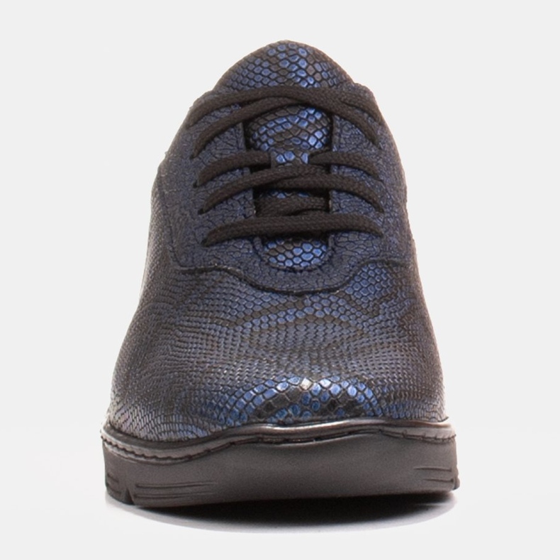 Radoskór Bekväma blå damskor för en bredare fot 1