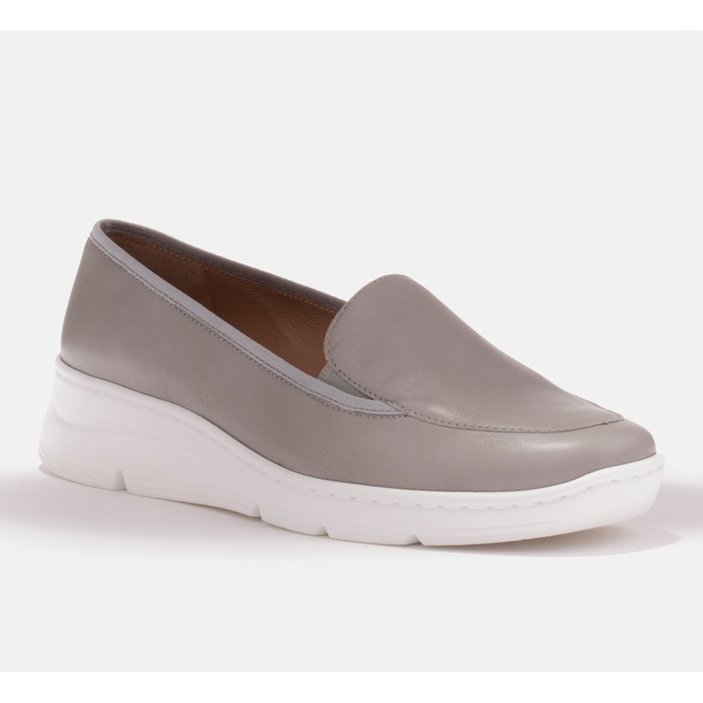 Radoskór Bekväma grå damskor för en bredare fot 1