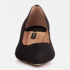 Marco Shoes Eleganta pumps med låga klackar svart 1