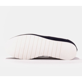 Marco Shoes Lätta skor med en mycket mjuk undersida och en dold kile marinblå 1