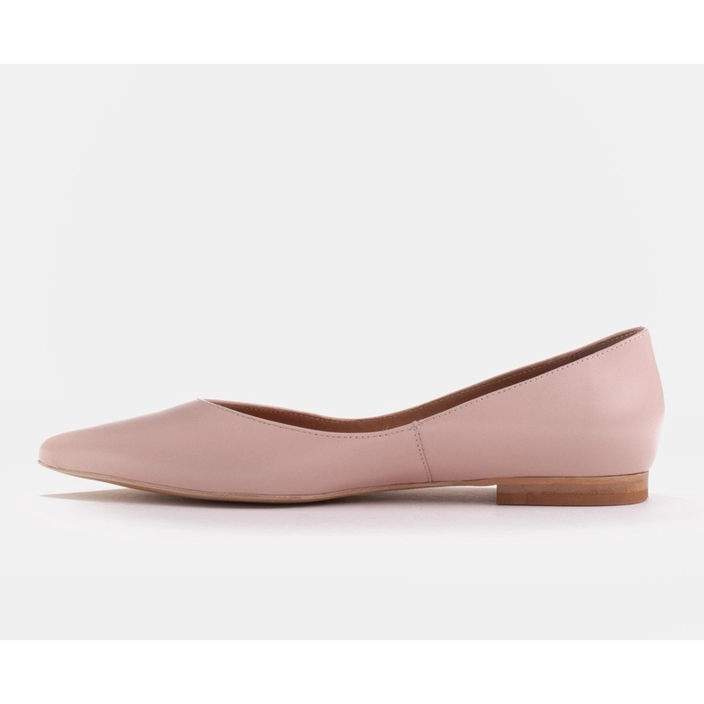 Marco Shoes Kvinnors ballerina med låga sidor rosa 2