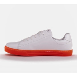 Marco Shoes Sportskor från vitkornigt läder 1