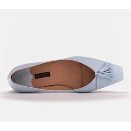 Marco Shoes Kvinnors ballerina med låga sidor blå 1