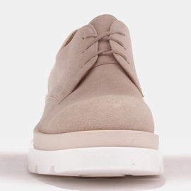 Marco Shoes Angelina skor med sulor i vitt och beige 1