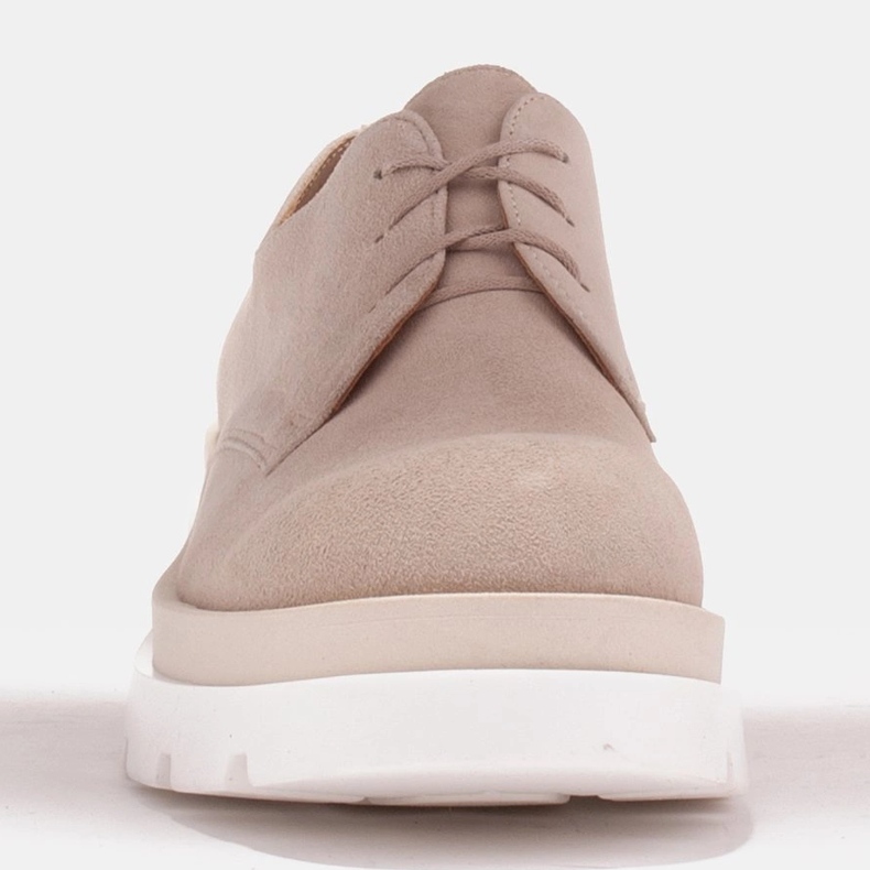 Marco Shoes Angelina skor med sulor i vitt och beige 1