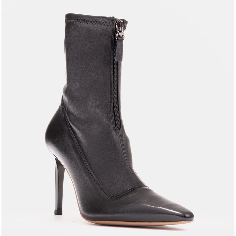 Marco Shoes Kvinnors höga klackar med en flexibel ovandel svart 1