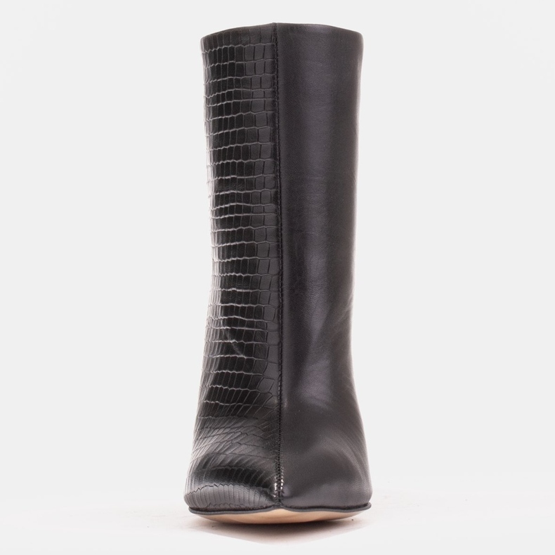 Marco Shoes Stövlar på en stilettklack med sömmar svart 1