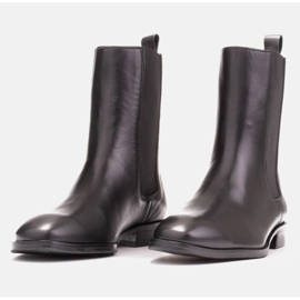 Marco Shoes Sofi Chelsea stövlar med gummi i överdelen svart 2