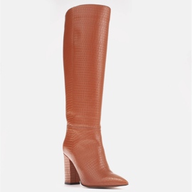 Marco Shoes Kate boots med bredare ovandel brun 1