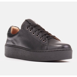 Marco Shoes Sportskor med tjock botten svart 1