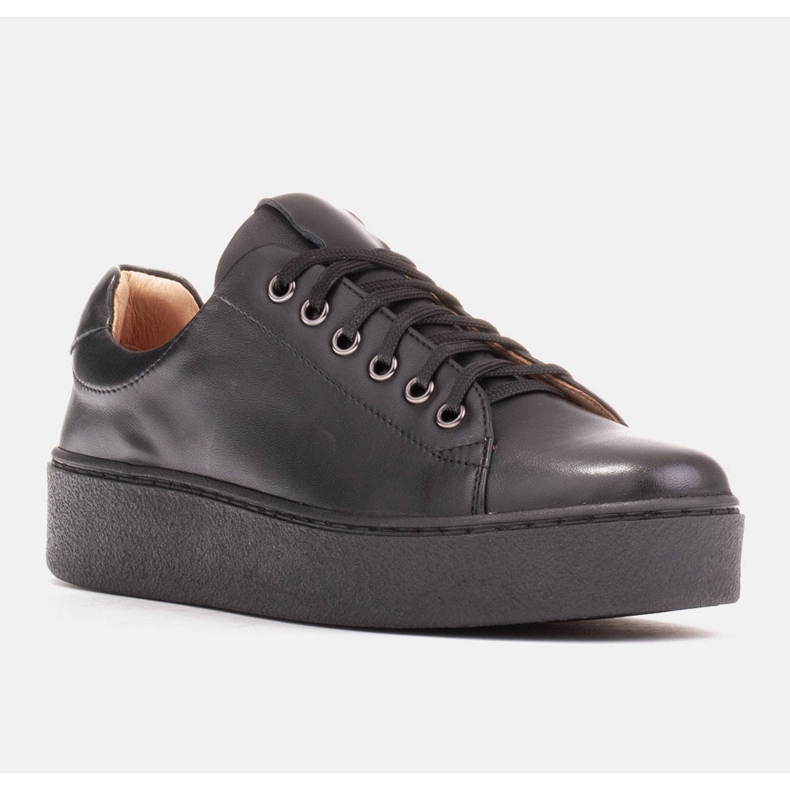 Marco Shoes Sportskor med tjock botten svart 1