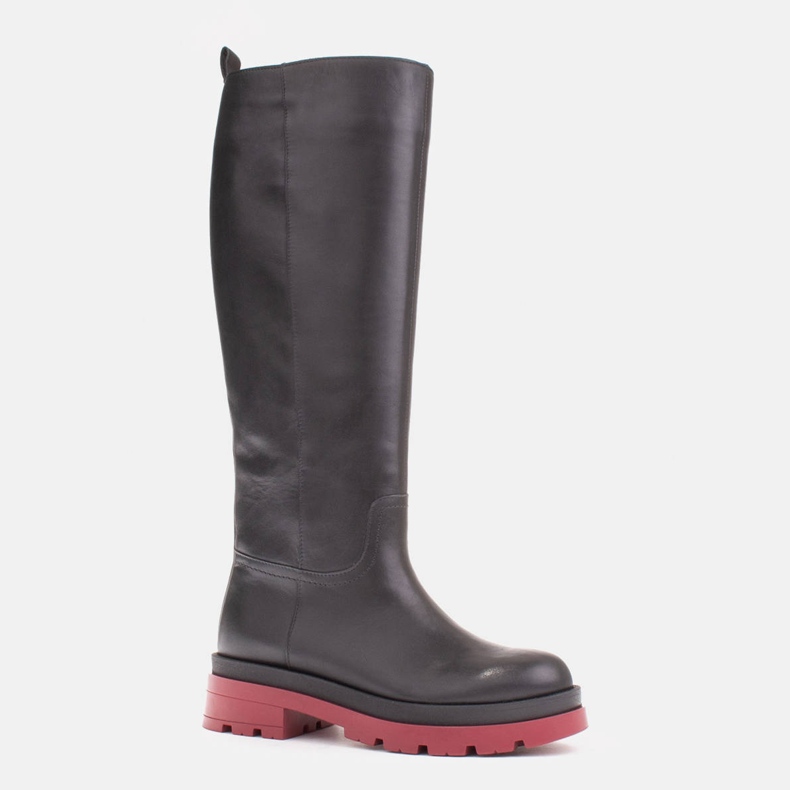 Marco Shoes Trapper stövlar med en vanlig ovandel svart 1