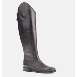 Marco Shoes Stövlar med dragkedjor och elastiskt gummi svart 1