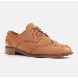 Marco Shoes Skor med dekorativ perforering brun 1