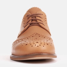 Marco Shoes Skor med dekorativ perforering brun 2