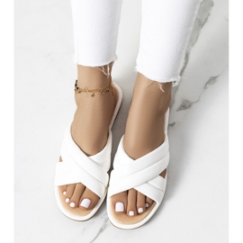 Vita Thines-tofflor för kvinnor 1