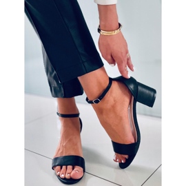 Rachel Black högklackade damsandaler svart 2