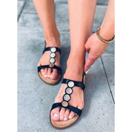 Cosme Black damsandaler svart 1